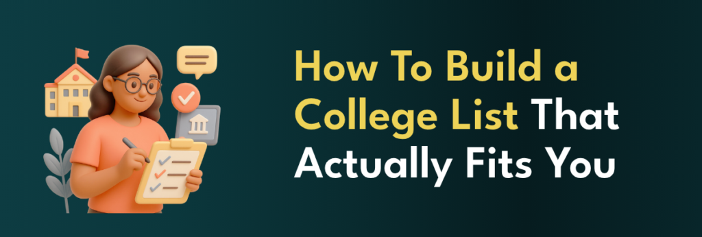 Build a College List That Actually Fits You