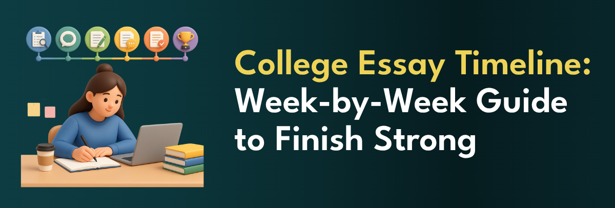 college essay timeline